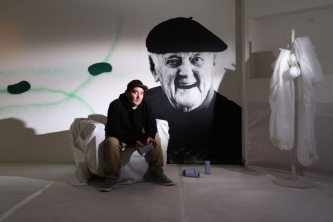 ELK, or Luke Cornish is a Australia's leading stencil artist and Archibald Prize finalists